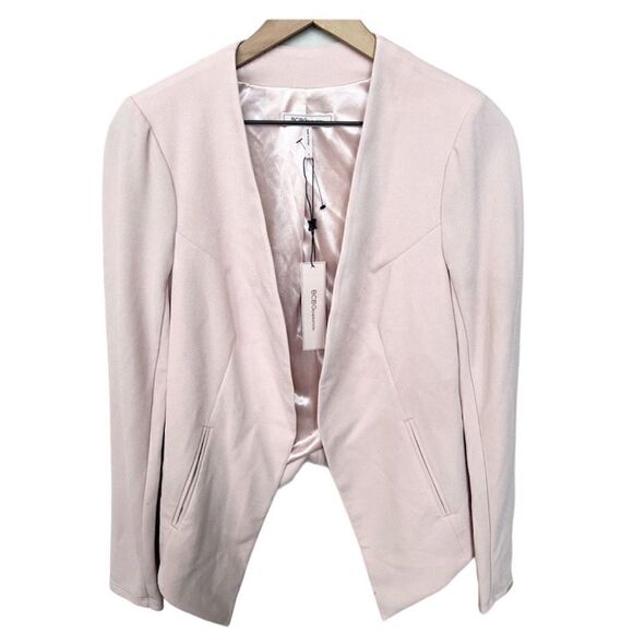BCBGeneration Women's Tuxedo Blazer Jacket NWT Rose Smoke Pink Size Small - Picture 6 of 13